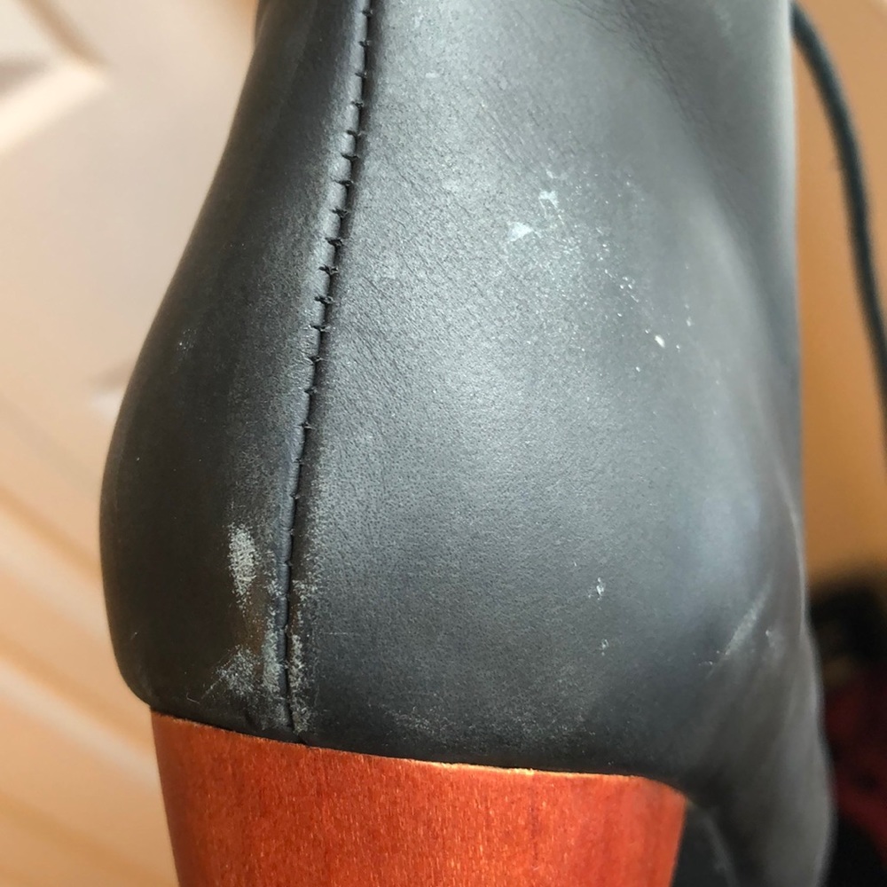 Jeffery Campbell Lita Boots Matte Black Size 7.5 - Picture 6 of 8